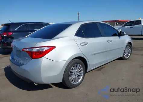 2015 Toyota Corolla Le Plus from USA, damaged, VIN 2T1BURHE1FC380627